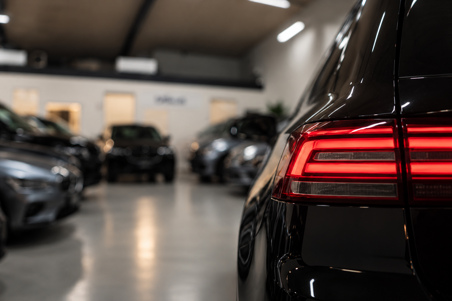 Detalje fra ByBilers showroom
